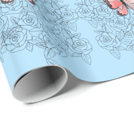 Presente Papel de ondulação das borboletas