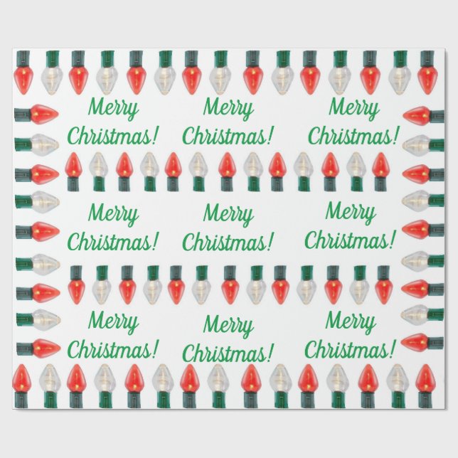 Presente Papel de ondulação das luzes de string (Aberto)