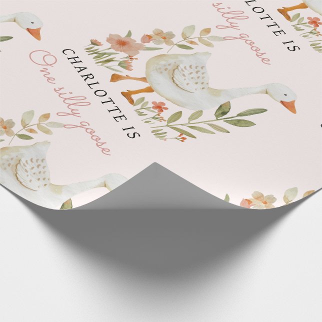 Presente Papel de ondulação de aniversário do ganso do bobo (Ponta)