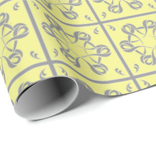 Presente Papel de ondulação de Cinza