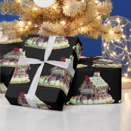 Presente Papel de ondulação de gengibre