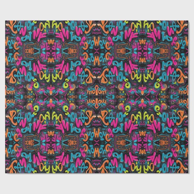 Presente Papel de ondulação de Grafite motivacional (Aberto)