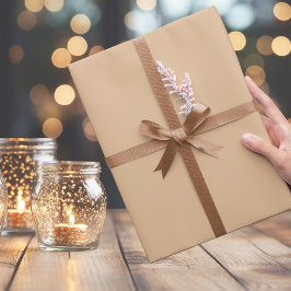 Presente Papel de ondulação de Ivory Beige