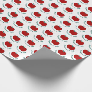 Presente Papel de ondulação de maçã