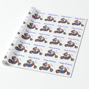 Presente Papel de ondulação de motocicleta