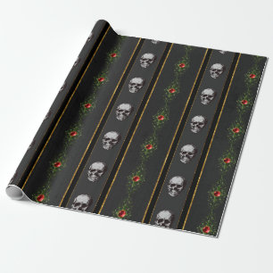 Presente Papel de ondulação de natal assustador