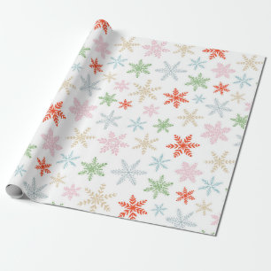 Presente Papel de ondulação de natal feliz e brilhante