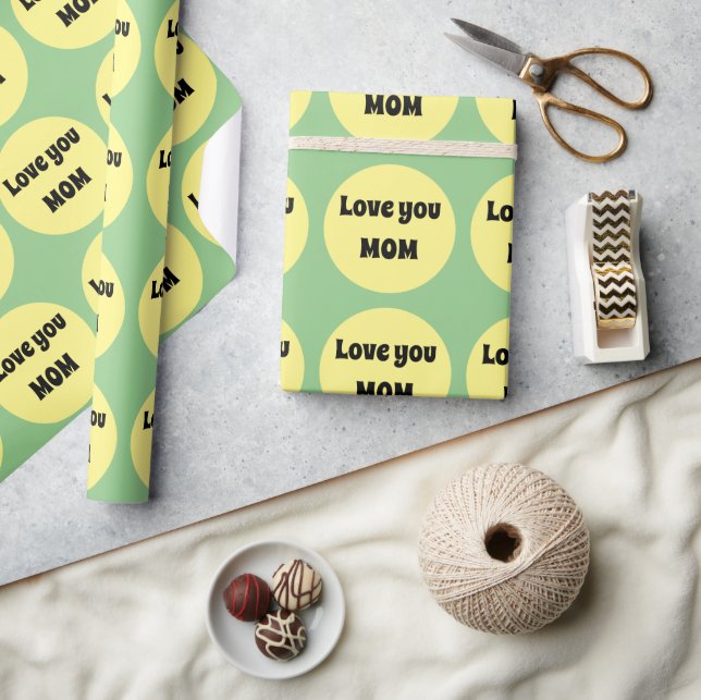 Presente Papel de ondulação de ponto amarelo grande (Artesanato)