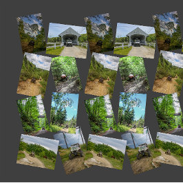 Presente Papel de ondulação de trilha 2