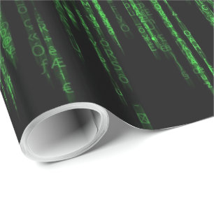 Presente Papel de ondulação do código de matriz 1