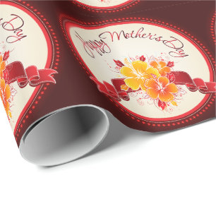 Presente Papel de ondulação do Dia de as mães 12 feliz