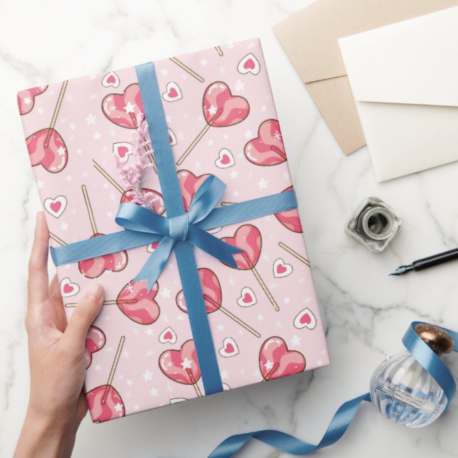 Presente Papel de ondulação do Dia de os namorados Retro Lo (Presentear)