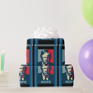 Presente Papel de ondulação do Trump Nope