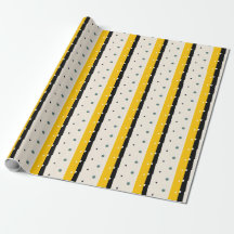 Papel de ondulação preto amarelo