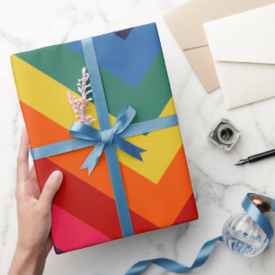 Presente Papel de ondulação totalmente incrível do arco-íri