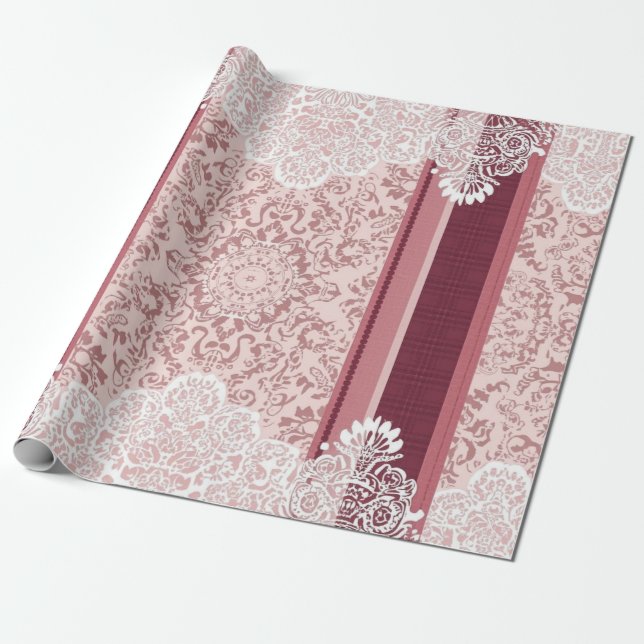 Presente Papel de Parede Barroco Antigo (Desenrolado)