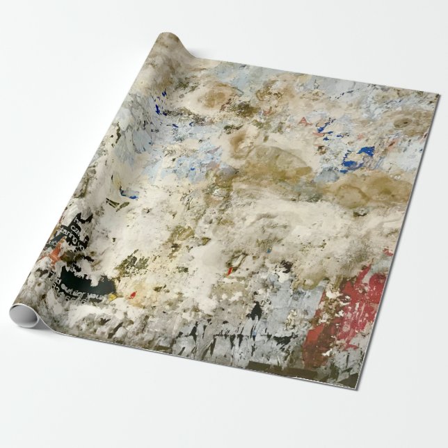 Presente Papel de parede castanho e vermelho (Desenrolado)