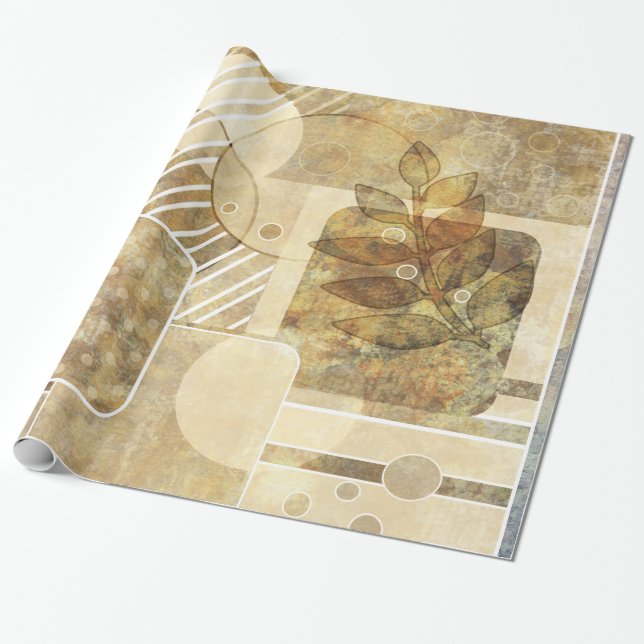 Presente Papel de parede floral antigo (Desenrolado)