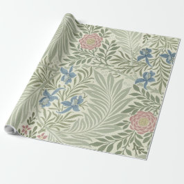 Presente Papel de Parede Floral Larkspur de William Morris