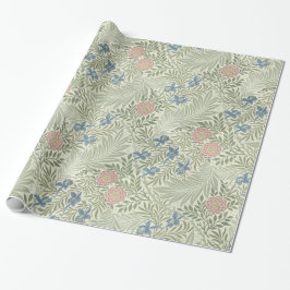Presente Papel de Parede Floral Larkspur de William Morris