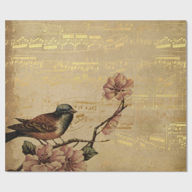 Presente Papel de quebra- cabeça de música de música de mús (Aberto)