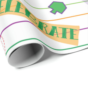 Presente Papel De Quebra De Chanukah "Festa De Chanucá"