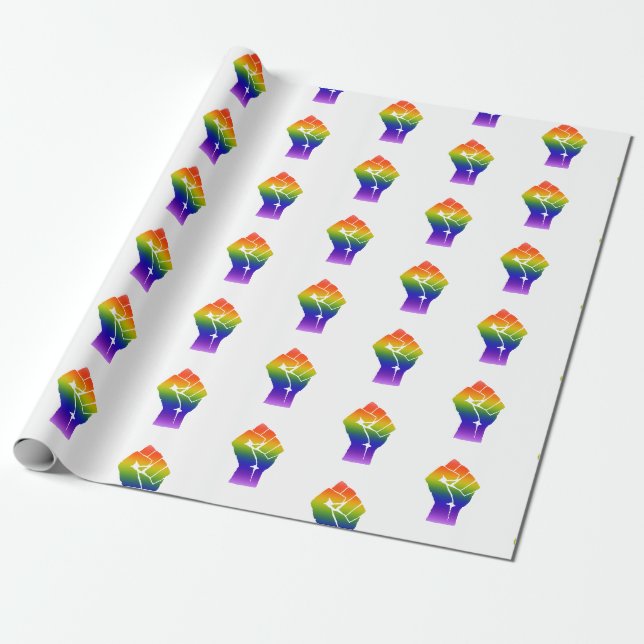 Presente Papel de quebra de energia do orgulho LGBT (Desenrolado)