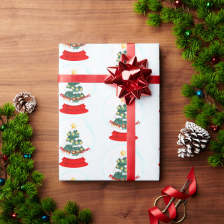 Presente Papel de Quebra de Neve de Natal