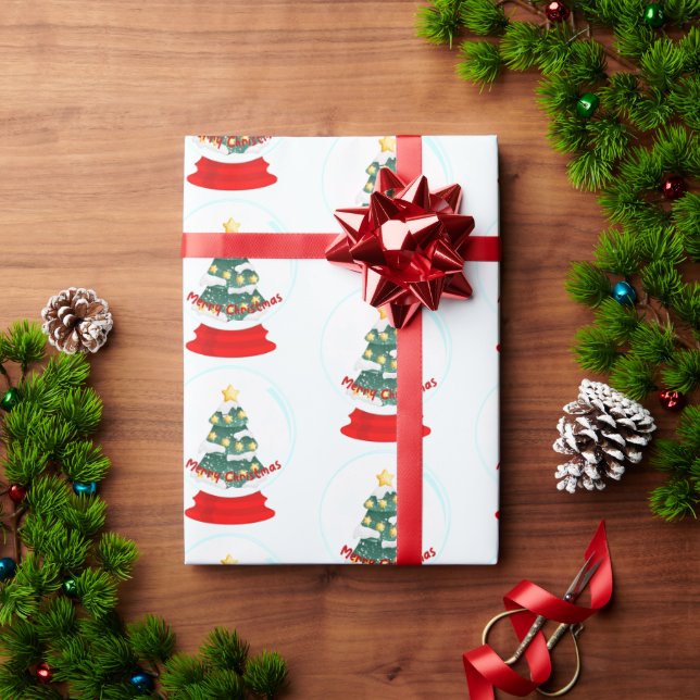 Presente Papel de Quebra de Neve de Natal (Presente de Natal)