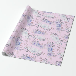 Presente Papel de quebra de padrão floral