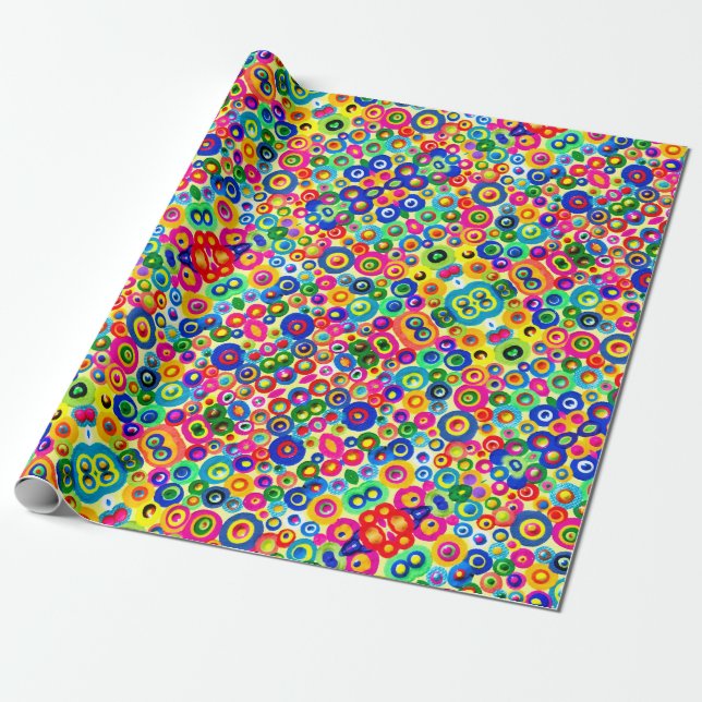 Presente Papel de quebra de pontos (Desenrolado)