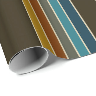 Presente Papel de quebra em pontos triplos - marrom