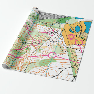 Presente Papel de quebra - Mapa de entrada