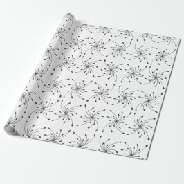 Presente Papel de Quebramento de Burst de Diamante Preto