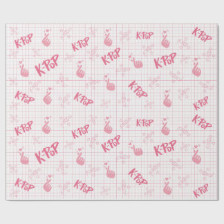 Presente Papel De Regalo K-pop Rosa