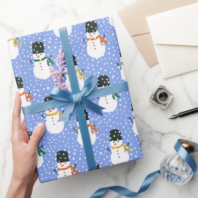 Presente Papel de regalo snowmen (Presentear)