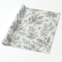 Papel de seda floral Soft Sage e Blush para qualqu