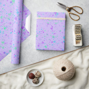 Presente Papel de Tecido de Espelho para Pintura Roxo