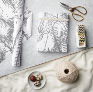 Presente papel de tecidos de sacos de brindes prateados