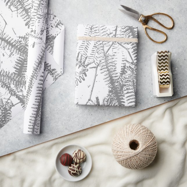 Presente papel de tecidos de sacos de brindes prateados (Artesanato)