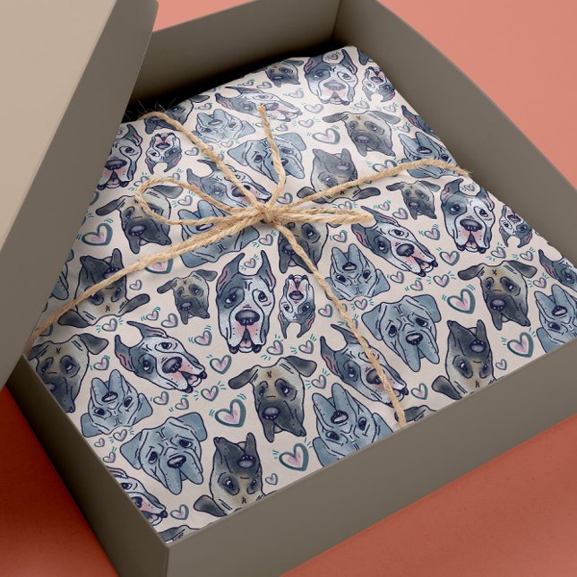 Presente Papel De Vestir A Cabeça De Cartoon Desenhado À Mã (Criador carregado)