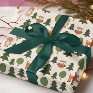 Presente Papel De Vidro De Urso De Cerco De Madeira