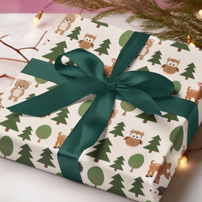 Presente Papel De Vidro De Urso De Cerco De Madeira (Criador carregado)