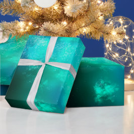 Presente Papel de Wraping Night Sky Emerald