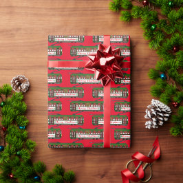 Presente Papel de Wraptor de Streetcar de Natal de Nova Orl