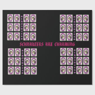 Presente Papel de Wrpping do Schnauzer