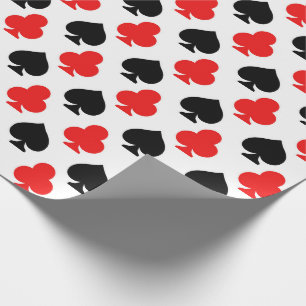 Presente Papel Decorativo Carta de Baralho Paus Espadas