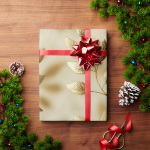 Presente Papel Dourado de empacotamento de folhas de luxo  