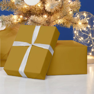 Presente Papel Dourado de enrolamento amarelo