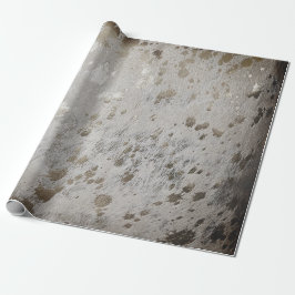 Presente Papel Dourado de invólucro metálico Impressão de d